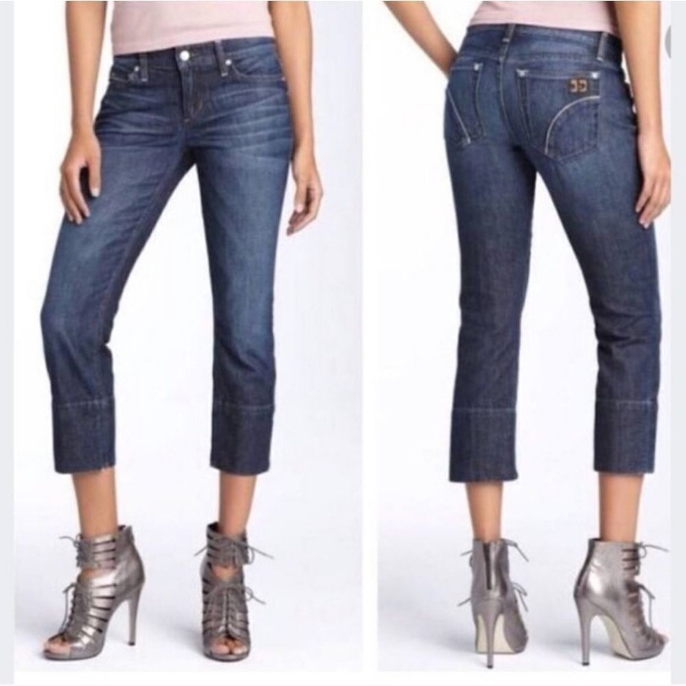 💜Anthropogie Joe's Jeans Socialite Kennedy Cuffed Capri Jeans Size 10/30